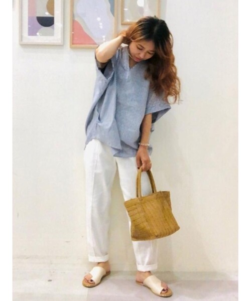 DRESKIP（ドレスキップ）の「◆アシメトングサンダル（サンダル・レディース・ブラック/アイボリー・35/45/25）」の10枚目の写真