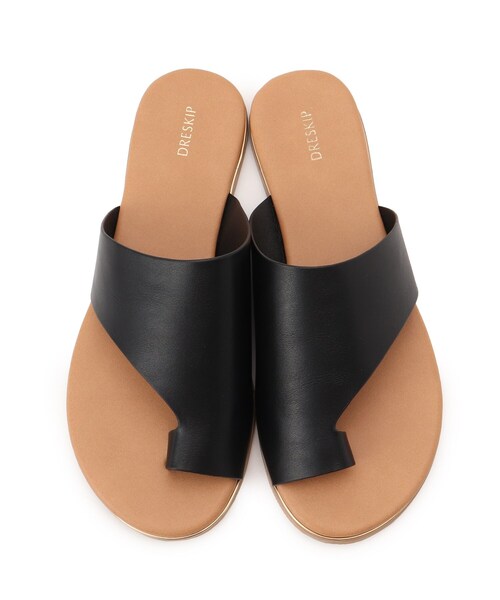 DRESKIP（ドレスキップ）の「◆アシメトングサンダル（サンダル・レディース・ブラック/アイボリー・35/45/25）」の21枚目の写真