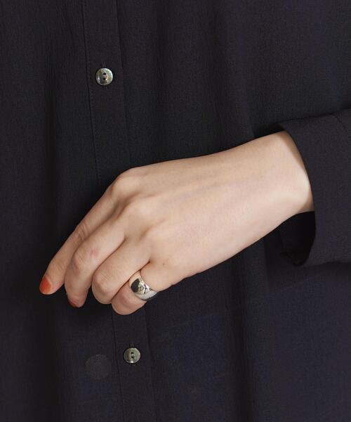 BYOKA（ビョーカ）の「＜BYOKA＞STREAMピンキーリング/SILVER925（リング・レディース・シルバー・5）」の5枚目の写真