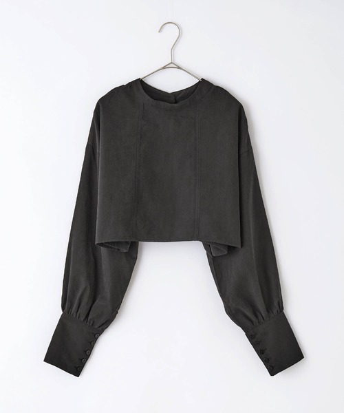 forksy.(フォルクシー)の「【forksy.】マルチウェイアンサンブルワンピース/クロップド長袖ボリューム袖シャツ&ノースリーブワンピース(ワンピース・レディース・ブラック/カーキ/アイボリー/オリーブ/ネイビー・FREE)」の19枚目の写真