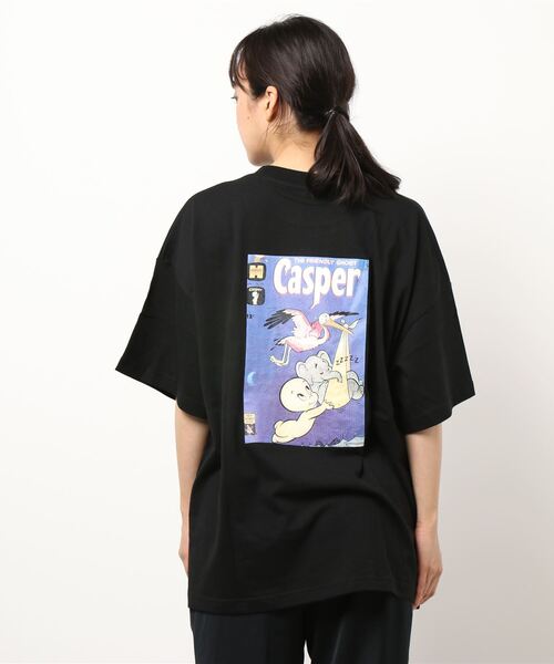Casper キャスパームービー 映画 Tシャツ バックプリント 限定展開】Casper/キャスパー 別注 ビッグシルエット バック