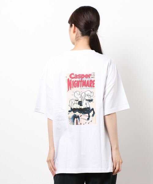Casper キャスパームービー 映画 Tシャツ バックプリント 限定展開】Casper/キャスパー 別注 ビッグシルエット バック