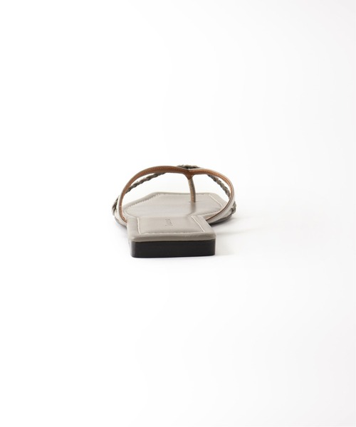 IENA(イエナ)の「【LUANA /ルアナ】フラットサンダル◆(サンダル・レディース・ブラック/グレー・36/37/38)」の4枚目の写真