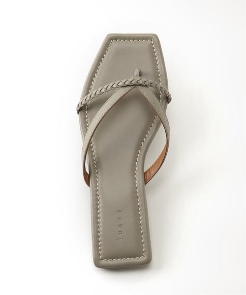 IENA(イエナ)の「【LUANA /ルアナ】フラットサンダル◆(サンダル・レディース・ブラック/グレー・36/37/38)」の7枚目の写真