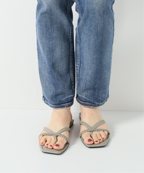 IENA(イエナ)の「【LUANA /ルアナ】フラットサンダル◆(サンダル・レディース・ブラック/グレー・36/37/38)」の12枚目の写真