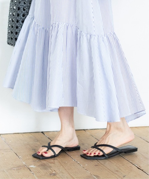 IENA(イエナ)の「【LUANA /ルアナ】フラットサンダル◆(サンダル・レディース・ブラック/グレー・36/37/38)」の19枚目の写真