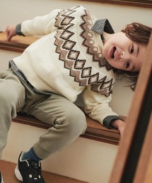 ノルディック柄ニット