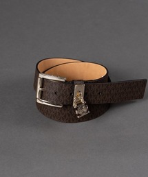 【Wo】【it】【MICHAEL KORS】MICHAEL KORS Hamilton Lock Monogram Belt