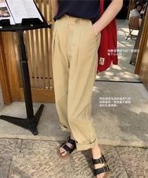 fd style | [FD]フレンチコットンストレートパンツ(スラックス)