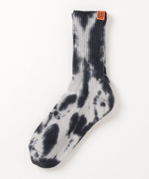 UNIVERSAL OVERALL（ユニバーサルオーバーオール）の「【UNIVERSAL OVERALL】タイダイクルーソックス U-003/LU-401（ソックス/靴下・メンズ・ブラック/パープル/ネイビー/イエロー/オレンジ/その他2/その他1/その他3/その他4/その他5・S/M）」の12枚目の写真