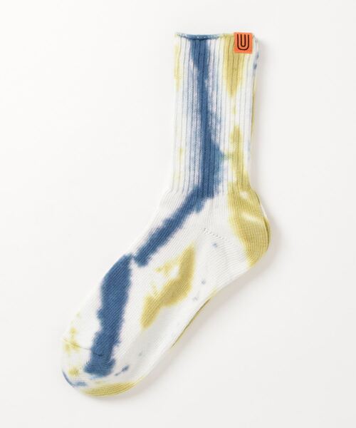 UNIVERSAL OVERALL（ユニバーサルオーバーオール）の「【UNIVERSAL OVERALL】タイダイクルーソックス U-003/LU-401（ソックス/靴下・メンズ・ブラック/パープル/ネイビー/イエロー/オレンジ/その他2/その他1/その他3/その他4/その他5・S/M）」の13枚目の写真