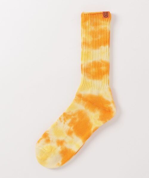 UNIVERSAL OVERALL（ユニバーサルオーバーオール）の「【UNIVERSAL OVERALL】タイダイクルーソックス U-003/LU-401（ソックス/靴下・メンズ・ブラック/パープル/ネイビー/イエロー/オレンジ/その他2/その他1/その他3/その他4/その他5・S/M）」の17枚目の写真