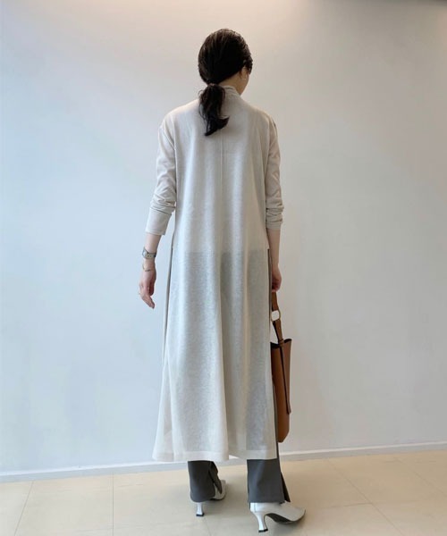 Mila Owen(ミラオーウェン)の「裾ベンツリップル編レギンスパンツ(その他パンツ・レディース・チャコールグレー/ブラック/ワインレッド・1/0)」の8枚目の写真