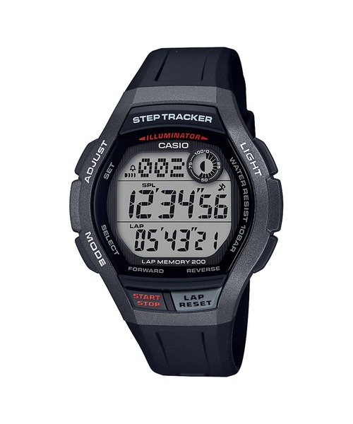 CASIO(カシオ)の「CASIO Collection SPORTS / WS-2000H-1AJH(デジタル腕時計・メンズ・ブラック・FREE)」の1枚目の写真