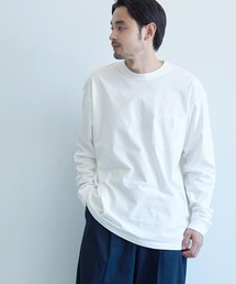 メンズ　シルキータッチポケットロンT