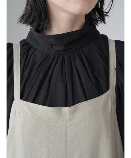 AMERICAN HOLIC（アメリカンホリック）の「バルーンスリーブハイネックブラウス（シャツ/ブラウス・レディース・モカ/ブラック・M/L）」の10枚目の写真