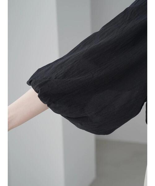 AMERICAN HOLIC（アメリカンホリック）の「バルーンスリーブハイネックブラウス（シャツ/ブラウス・レディース・モカ/ブラック・M/L）」の12枚目の写真