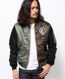 hysteric glamour クレイジーカラーエアフォースジャケット　S HYSTERIC GLAMOUR（ヒステリックグラマー）の「プリマロフトエア