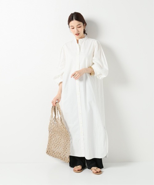Plage プラージュ　BALOON SLEEVE シャツワンピース plage（プラージュ）の「BALOON SLEEVE シャツワンピース