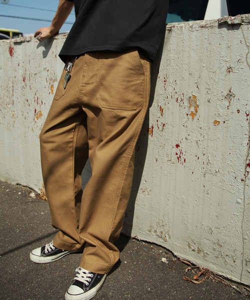 UNCORD(アンコード)の「【UNCORD】バックツイルファティーグベイカーパンツ(カーゴパンツ・メンズ・カーキ/キャメル/ブラック/アイボリー・X-LARGE/LARGE/MEDIUM)」の4枚目の写真