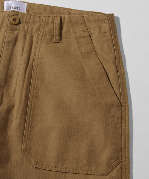 UNCORD(アンコード)の「【UNCORD】バックツイルファティーグベイカーパンツ(カーゴパンツ・メンズ・カーキ/キャメル/ブラック/アイボリー・X-LARGE/LARGE/MEDIUM)」の8枚目の写真