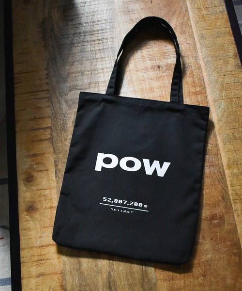 HWG_5(エイチダブルゴー)の「HWG_5オリジナル キャンバストートバッグ - POW-(トートバッグ・レディース・ブルー/グリーン/ブラック/イエロー/ピンク/レッド・FREE)」の11枚目の写真