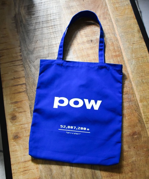 HWG_5(エイチダブルゴー)の「HWG_5オリジナル キャンバストートバッグ - POW-(トートバッグ・レディース・ブルー/グリーン/ブラック/イエロー/ピンク/レッド・FREE)」の13枚目の写真