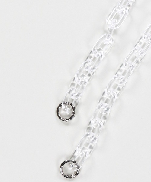 セール】【選べるスマホショルダー】付け替え用クリアチェーン