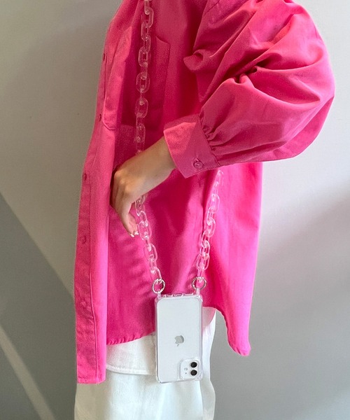 SPINNS（スピンズ）の「【選べるスマホショルダー】付け替え用クリアチェーンストラップ（スマホグッズ・レディース・クリア・ONESIZE）」の6枚目の写真