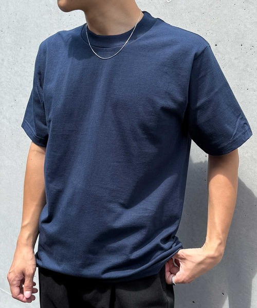 PRO CLUB （プロクラブ）の「【PRO CLUB】ヘビーウェイトクルーネックTシャツ 101　T0041 UNTR（Tシャツ/カットソー・メンズ・ホワイト/カーキ/ダークグリーン/ブラック/グレー/オリーブ/ネイビー/イエロー/ブルー/チャコールグレー/オレンジ・L/M/S/XL/2XL）」の8枚目の写真