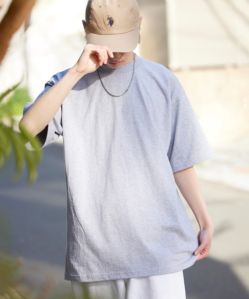 PRO CLUB （プロクラブ）の「【PRO CLUB】ヘビーウェイトクルーネックTシャツ 101　T0041 UNTR（Tシャツ/カットソー・メンズ・ホワイト/カーキ/ダークグリーン/ブラック/グレー/オリーブ/ネイビー/イエロー/ブルー/チャコールグレー/オレンジ・L/M/S/XL/2XL）」の22枚目の写真