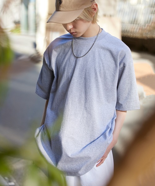 PRO CLUB （プロクラブ）の「【PRO CLUB】ヘビーウェイトクルーネックTシャツ 101　T0041 UNTR（Tシャツ/カットソー・メンズ・ホワイト/カーキ/ダークグリーン/ブラック/グレー/オリーブ/ネイビー/イエロー/ブルー/チャコールグレー/オレンジ・L/M/S/XL/2XL）」の21枚目の写真