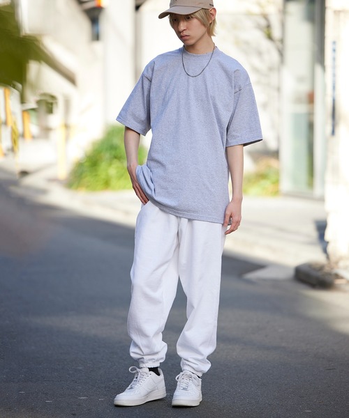 PRO CLUB （プロクラブ）の「【PRO CLUB】ヘビーウェイトクルーネックTシャツ 101　T0041 UNTR（Tシャツ/カットソー・メンズ・ホワイト/カーキ/ダークグリーン/ブラック/グレー/オリーブ/ネイビー/イエロー/ブルー/チャコールグレー/オレンジ・L/M/S/XL/2XL）」の19枚目の写真