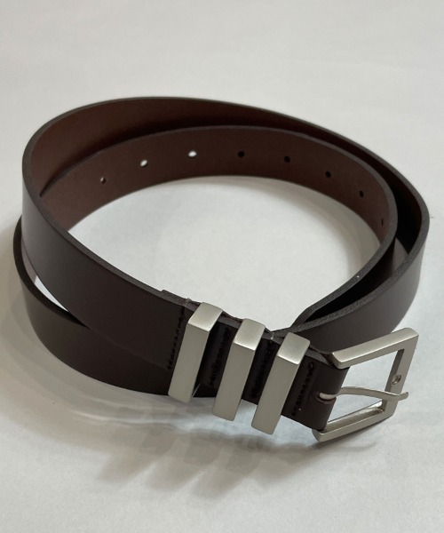 JACKROSE（ジャックローズ）の「JE-COW LEATHER-3.ベルト（ベルト・メンズ・ブラック/ブラウン・FREE）」の7枚目の写真
