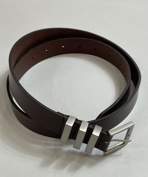 JACKROSE（ジャックローズ）の「JE-COW LEATHER-3.ベルト（ベルト・メンズ・ブラック/ブラウン・FREE）」の6枚目の写真