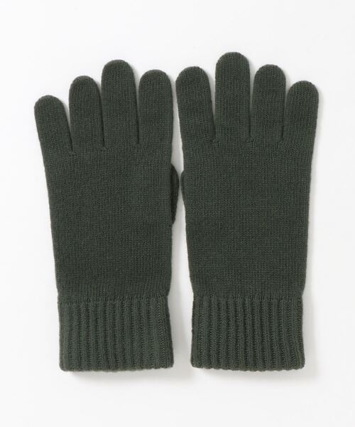 BENETTON (UNITED COLORS OF BENETTON)（ベネトンユナイテッドカラーズオブベネトン）の「ヴァージンウール100％ニットグローブ・手袋（手袋・メンズ・ネイビー/カーキ/ブラック/ボルドー/グレー・SMALL/LARGE）」の9枚目の写真