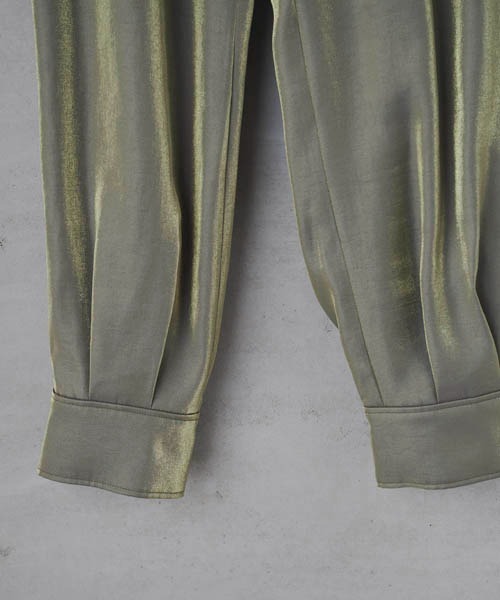 lautreamont BLEUBLANC（ロートレアモンブルーブラン）の「<lautreamont BLEUBLANC>ギラギラドロストイージーパンツ≪手洗い可能≫（その他パンツ・レディース・ブラック/カーキ/ピンク・9号/7号）」の10枚目の写真