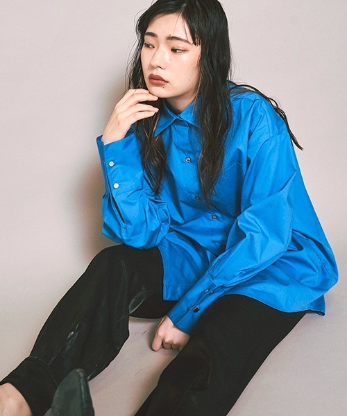 lautreamont BLEUBLANC（ロートレアモンブルーブラン）の「<lautreamont BLEUBLANC>ギラギラドロストイージーパンツ≪手洗い可能≫（その他パンツ・レディース・ブラック/カーキ/ピンク・9号/7号）」の19枚目の写真