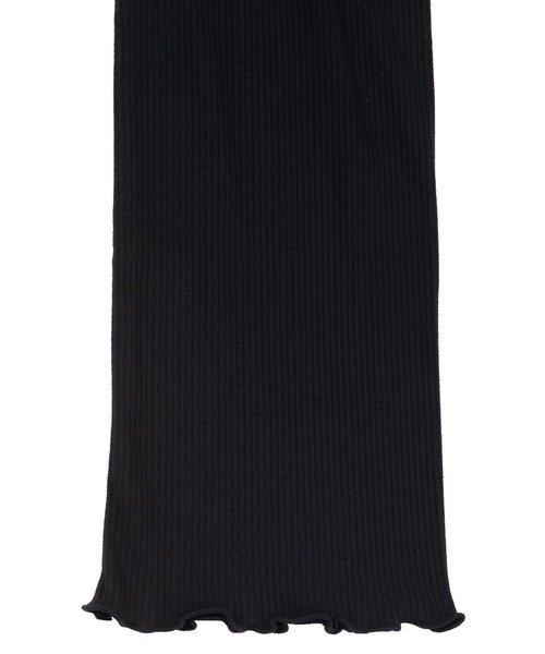 PUNYUS（プニュズ）の「カットアウトリブトップス(長袖)（Tシャツ/カットソー・レディース・ブラック/パープル/ブラウン・1/2/4/3）」の9枚目の写真