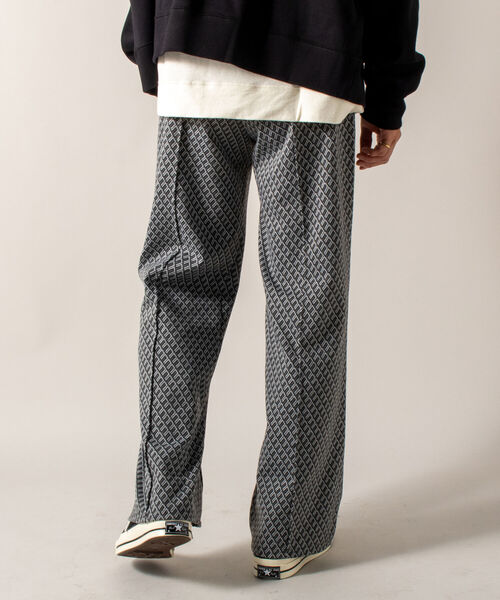 GLOSTER（グロスター）の「【GLOSTER/グロスター】ジャガード柄/千鳥チェック トラックパンツ イージーパンツ フレアパンツ（その他パンツ・メンズ・グレー系その他/ブラウン系その他/レッド系その他・MEDIUM/LARGE）」の14枚目の写真