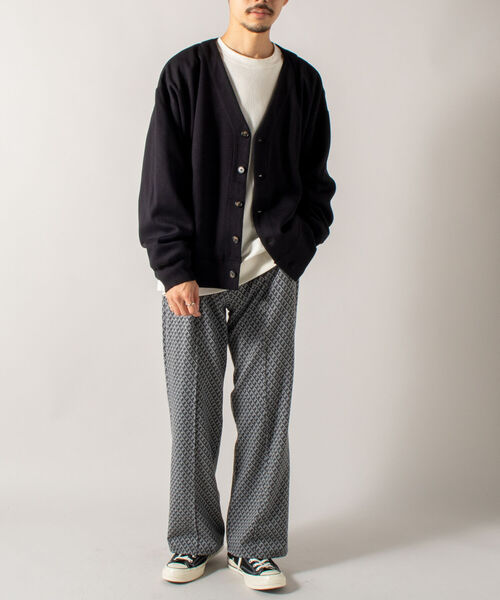 GLOSTER（グロスター）の「【GLOSTER/グロスター】ジャガード柄/千鳥チェック トラックパンツ イージーパンツ フレアパンツ（その他パンツ・メンズ・グレー系その他/ブラウン系その他/レッド系その他・MEDIUM/LARGE）」の18枚目の写真