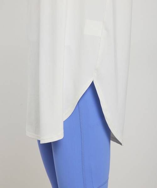 ellesse（エレッセ）の「【NERGY×ellesse】UV&吸水速乾 ロゴプリントビッグTシャツ（Tシャツ/カットソー・レディース・ホワイト/ラベンダー・FREE）」の17枚目の写真