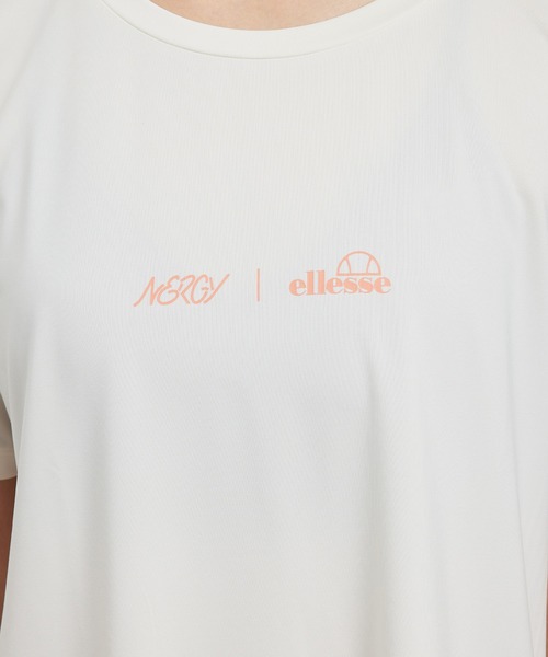 ellesse（エレッセ）の「【NERGY×ellesse】UV&吸水速乾 ロゴプリントビッグTシャツ（Tシャツ/カットソー・レディース・ホワイト/ラベンダー・FREE）」の15枚目の写真