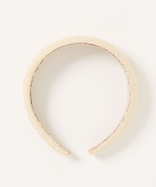Areeam（アリーム）の「スカシ調カチューシャ（カチューシャ・レディース・アイボリー/ピンクベージュ・FREE）」の6枚目の写真