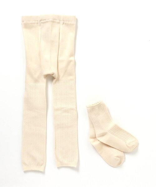 apres les cours（アプレレクール）の「レースソックス・レギンスセパレートセット（レギンス/スパッツ・キッズ・ブラウン/グレー/ブラック/アイボリー・120/100/90/140/110）」の13枚目の写真