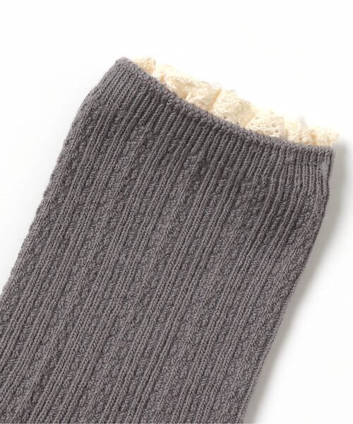 apres les cours（アプレレクール）の「レースソックス・レギンスセパレートセット（レギンス/スパッツ・キッズ・ブラウン/グレー/ブラック/アイボリー・120/100/90/140/110）」の17枚目の写真