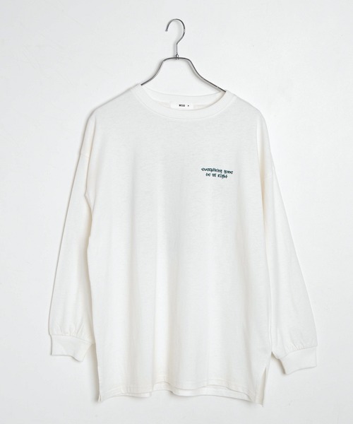 WEGO（ウィゴー）の「WEGO/グラフィックビックシルエットロンT（Tシャツ/カットソー・レディース・ホワイト/オートミール/ダークグリーン/スミクロ/アイボリー/グリーン/ブルー/ホワイト系その他/その他1/その他2/その他3/その他4/グリーン系その他/ブルー系その他/オレンジ/その他7/その他6/その他5/ブラック・SMALL/MEDIUM）」の22枚目の写真