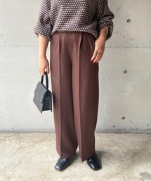 《ZOZO限定》ウールライクストレートパンツ