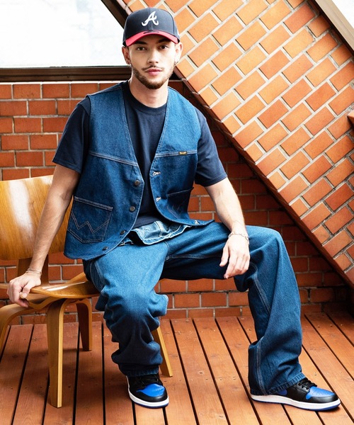Wrangler（ラングラー）の「Wrangler デニムベスト（ベスト・メンズ・インディゴブルー・MEDIUM/X-LARGE/SMALL/LARGE）」の7枚目の写真
