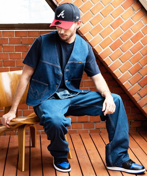 Wrangler（ラングラー）の「Wrangler デニムベスト（ベスト・メンズ・インディゴブルー・MEDIUM/X-LARGE/SMALL/LARGE）」の9枚目の写真